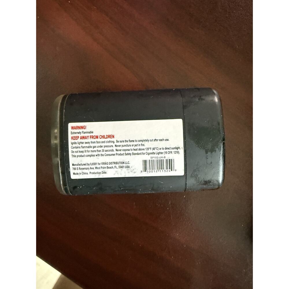 Case 12 Upland Hemp Premium Flip Top Refillable Torch Lighter Butane Adjustable - Picture 9 of 15